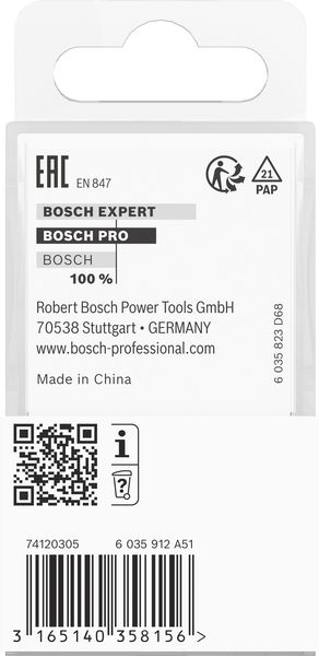 BOSCH PRO Halbstabfräser, R 16, Schaft 8 mm BOSCH PRO Halbstabfräser, R 16, Schaft 8 mm