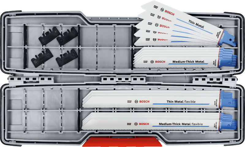 BOSCH 20-teiliges Säbelsägeblatt-Set, ToughBox für Metal BOSCH 20-teiliges Säbelsägeblatt-Set, ToughBox für Metal