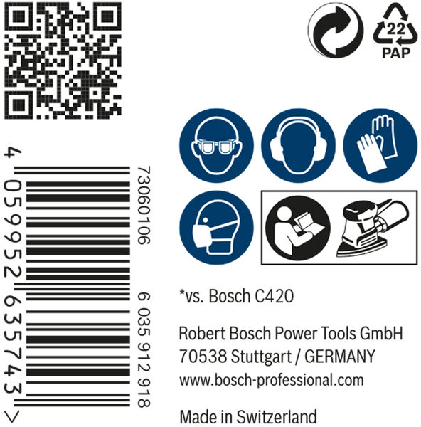 BOSCH EXPERT M480 Schleifnetz, 100x150mm, K120, 50-tlg.