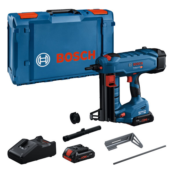 BOSCH Akku-Nagler GNB 18V-40, 2 x Akku ProCORE18V 4.0Ah