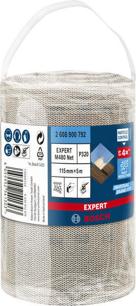 BOSCH EXPERT M480 Schleifnetzrolle, 115x5000mm, K320