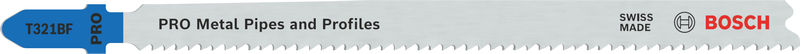 BOSCH PRO Metal Pipes and Profiles T321BF Stichsägeblatt, 132 mm, 2-tlg. BOSCH PRO Metal Pipes and Profiles T321BF Stichsägeblatt, 132 mm, 2-tlg.