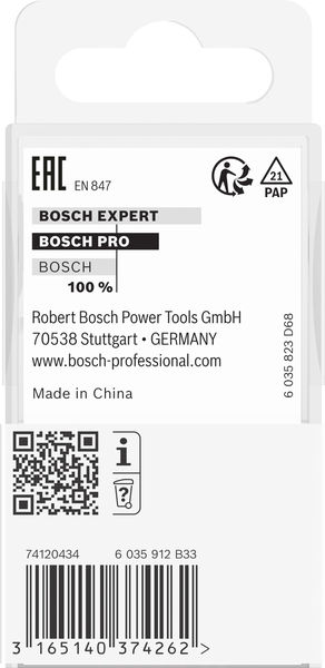 BOSCH PRO Hohlkehlfräser, R 12,7, Schaft 6 mm