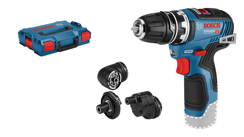 BOSCH Akku-Bohrschrauber GSR 12V-35 FC +GFA 12-B/W/E/X in L-BOXX
