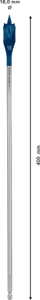 BOSCH EXPERT Self Cut Speed Flachfräsbohrer, 18x400mm