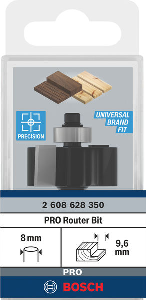 BOSCH PRO Falzfräser, 9,6 mm, Schaft 8 mm BOSCH PRO Falzfräser, 9,6 mm, Schaft 8 mm