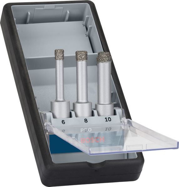 BOSCH PRO Ceramic dry Bohrer-Set, 6 x 33, 8 x 33, 10 x 33 mm, 3-tlg.