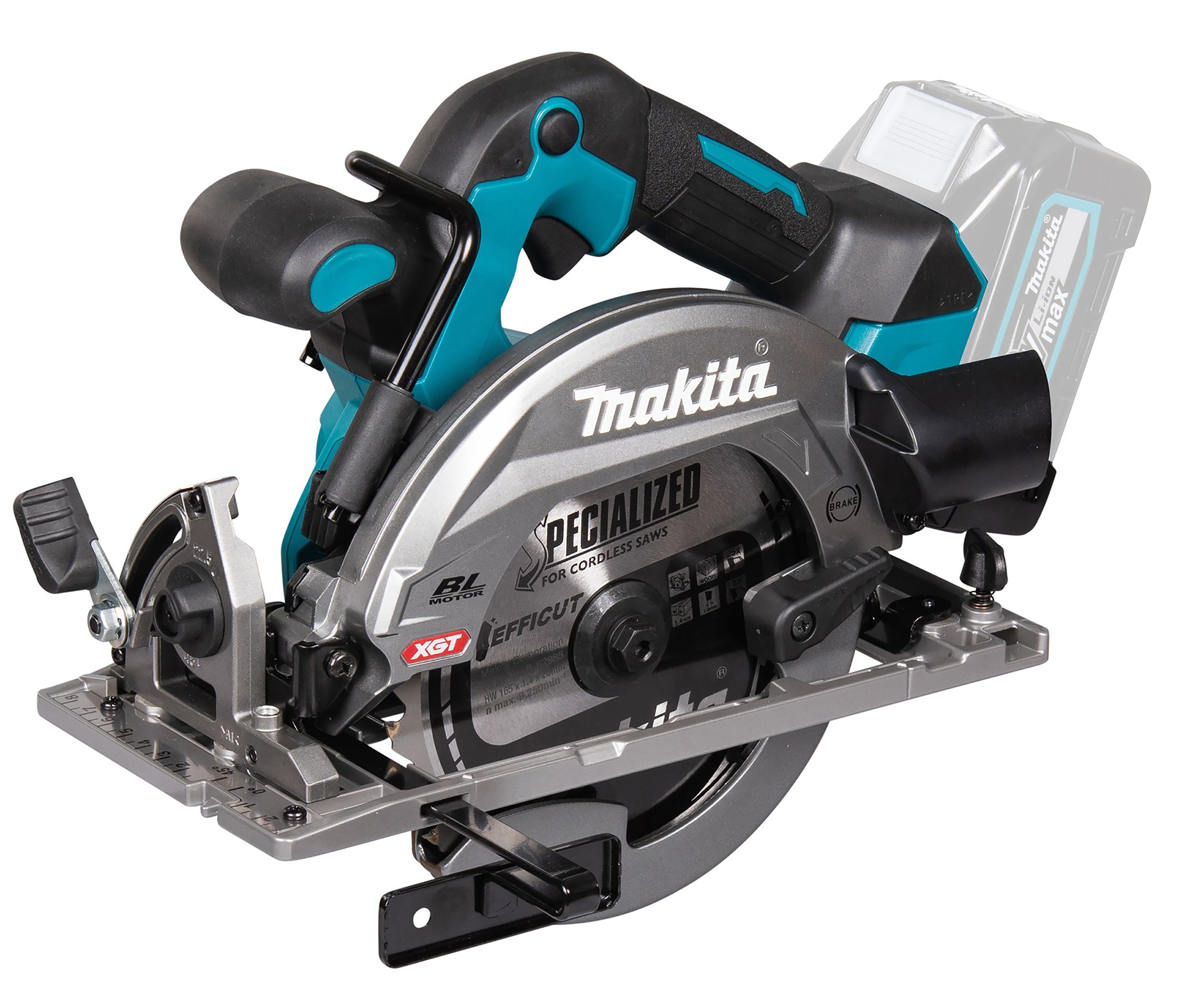 MAKITA Akku-Handkreissäge 57 mm 40V max. HS012GZ (ohne Akku, ohne Ladegerät)