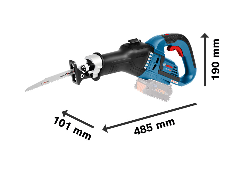 BOSCH Akku-Säbelsäge GSA 18 V-32, Handwerkerkoffer