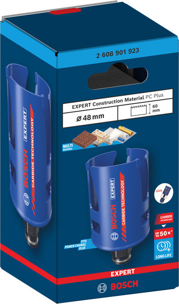 BOSCH EXPERT Construction Material Power Change Plus Lochsäge, 48 x 60 mm BOSCH EXPERT Construction Material Power Change Plus Lochsäge, 48 x 60 mm