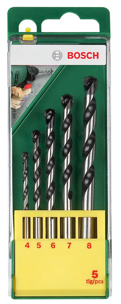 BOSCH 5-teiliges Betonbohrer-Set BOSCH 5-teiliges Betonbohrer-Set