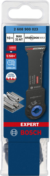 BOSCH EXPERT MetalMax MAII 32 AIT Tauchsägeblatt, 70x32 mm, 10-tlg. BOSCH EXPERT MetalMax MAII 32 AIT Tauchsägeblatt, 70x32 mm, 10-tlg.