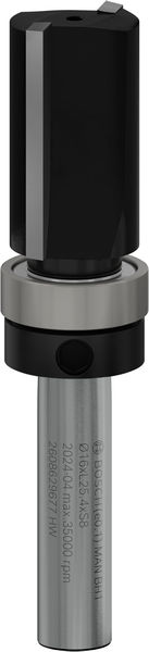 BOSCH PRO Bündigfräser mit obenliegendem Führungskugellager, Ø16 x L25,4, Schaft 8 mm