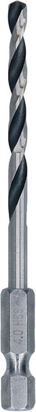 BOSCH Metal HSS Spiralbohrer, 4 x 43 x 83 mm, HEX 1/4“ Schaft