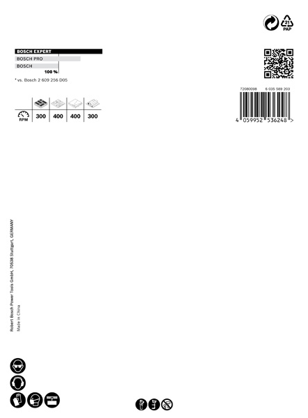 BOSCH EXPERT Construction Material Lochsäge, 92x60 mm