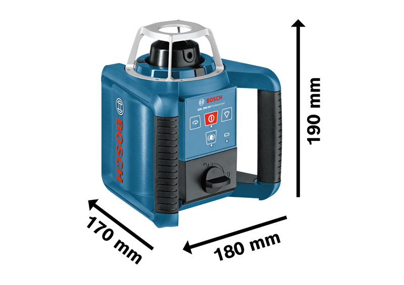 BOSCH Rotationslaser GRL 300 HV, mit RC 1, WM 4, LR 1, BT 300 HD und GR 240 BOSCH Rotationslaser GRL 300 HV, mit RC 1, WM 4, LR 1, BT 300 HD und GR 240