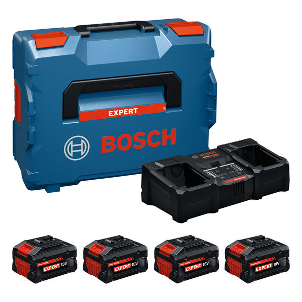 BOSCH Starter-Set 2x EXBA18V-55 + 2x EXBA18V-80 + EXAL18V2-320
