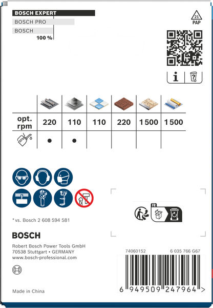 BOSCH EXPERT Multi Material Power Change Plus-Lochsäge, 80 x 60 mm