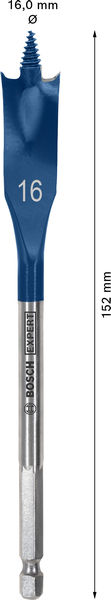 BOSCH EXPERT Self Cut Speed Flachfräsbohrer, 16 x 152 mm BOSCH EXPERT Self Cut Speed Flachfräsbohrer, 16 x 152 mm