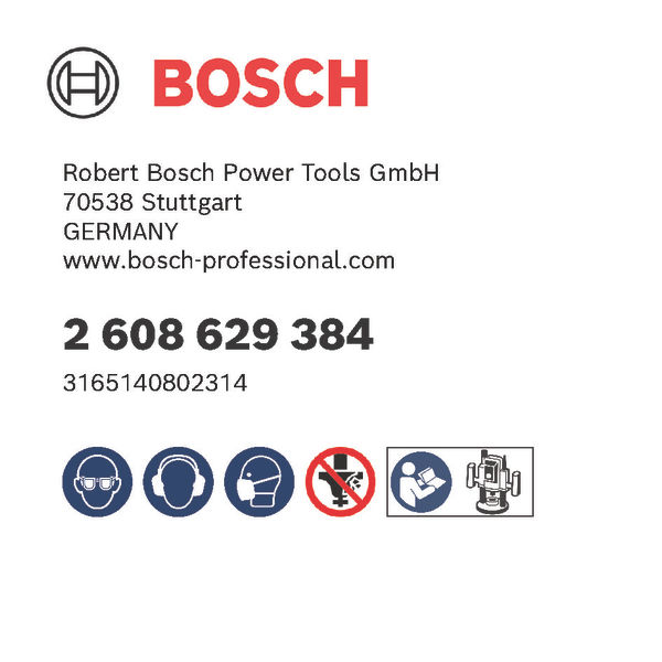 BOSCH Bündigfräser Expert for Wood Laminate, 12 mm, D1 12,7 mm, L 50,8 mm, G 106,8 mm