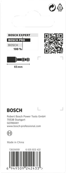 BOSCH PRO Nutsetter Impact , 1/2" x 65 mm, 2 9/16" x 65 mm
