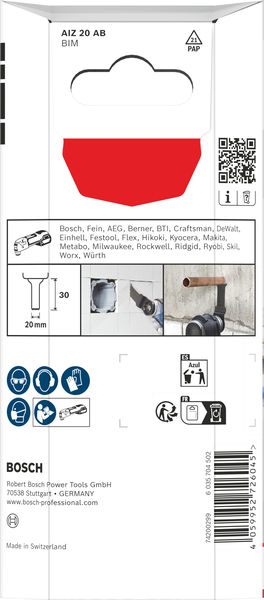 BOSCH AIZ 20 AB Multi Material Tauchsägeblatt, Starlock, 20 x 30 mm, 5-tlg. BOSCH AIZ 20 AB Multi Material Tauchsägeblatt, Starlock, 20 x 30 mm, 5-tlg.