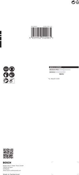 BOSCH EXPERT C470 Schleifblatt, 115x230mm, K320, 14 Löcher, 10-tlg.