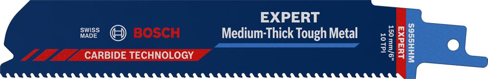 BOSCH EXPERT S955HHM Medium-Thick Tough Metal Säbelsägeblatt BOSCH EXPERT S955HHM Medium-Thick Tough Metal Säbelsägeblatt