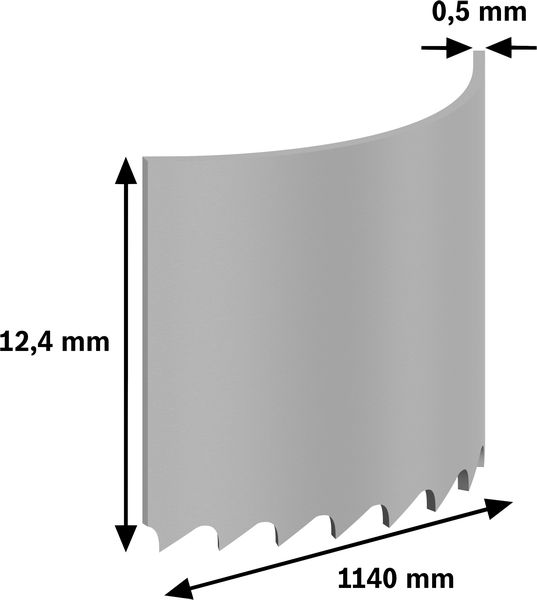 BOSCH PRO CB4414 Bandsägeblatt, 1140 mm, 2-tlg. BOSCH PRO CB4414 Bandsägeblatt, 1140 mm, 2-tlg.