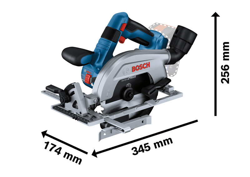 BOSCH Akku-Kreissäge GKS 18V-57-2 L