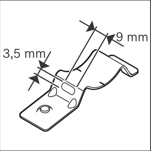 BOSCH PRO EMT-B Metall-Kabelbandhalter BOSCH PRO EMT-B Metall-Kabelbandhalter