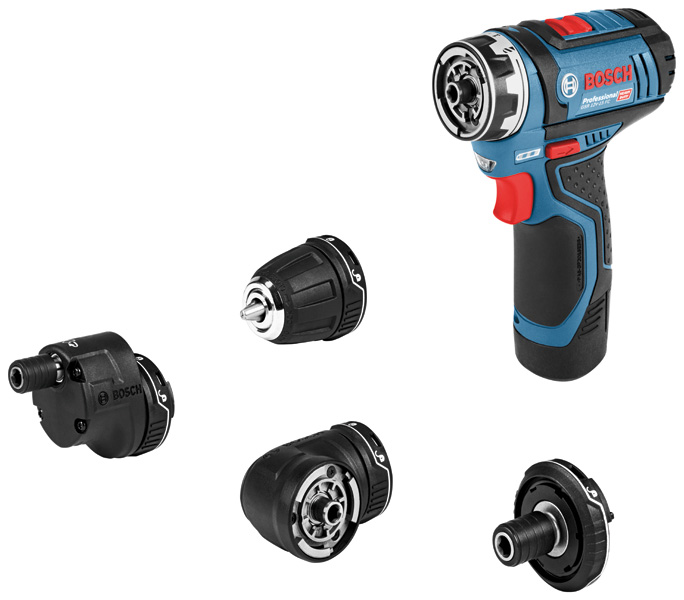 BOSCH Akku-Bohrschrauber GSR 12V-15 FC, mit 2 x 2.0 Ah-Akku, L-BOXX, 4 Aufsätze BOSCH Akku-Bohrschrauber GSR 12V-15 FC, mit 2 x 2.0 Ah-Akku, L-BOXX, 4 Aufsätze