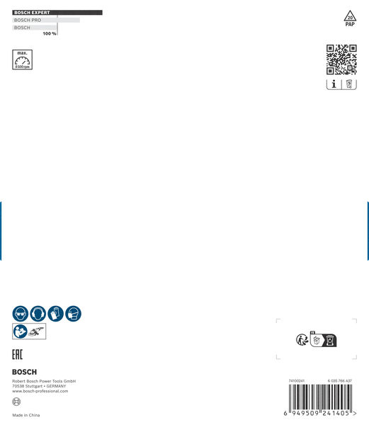 BOSCH EXPERT Multi Material Carbide-Topfscheibe grob, flach, 180 mm, 22,23 mm