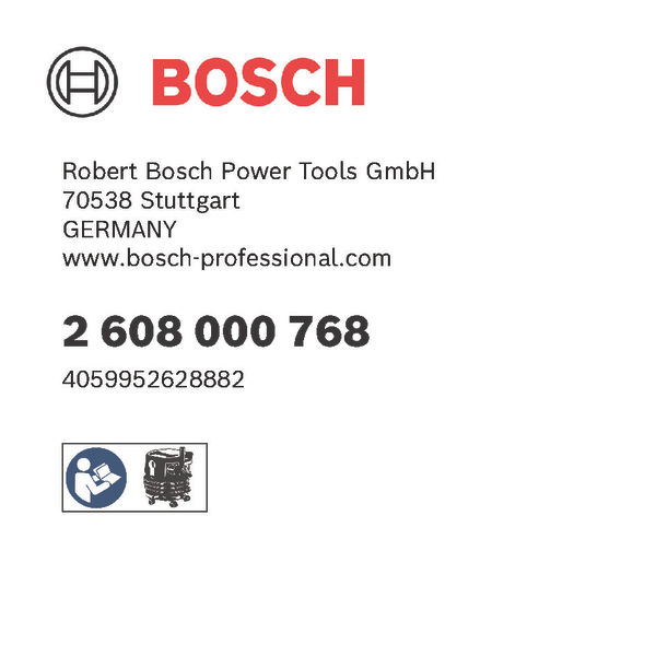 BOSCH Fugendüse, 40 x 40 x 194 mm