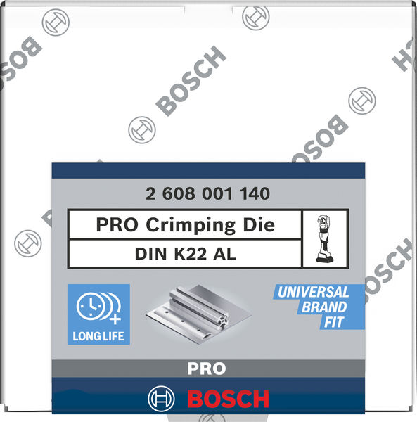 BOSCH PRO Presseinsatz, DIN K22 AL, 95/120 mm², Aluminiume