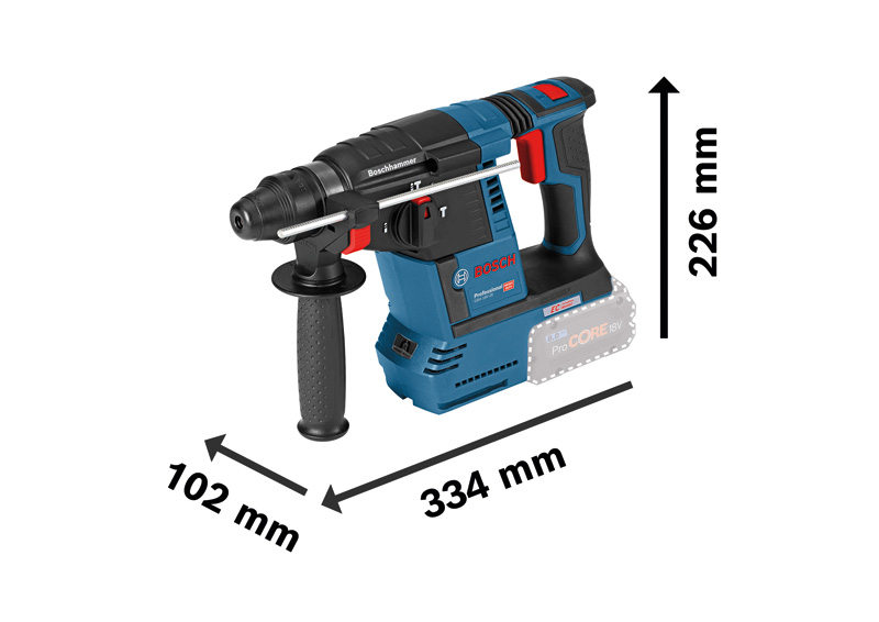 BOSCH Akku-Bohrhammer GBH 18V-26 in L-BOXX