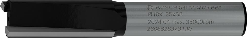BOSCH PRO Nutfräser, zweischneidig, Ø 10 x L 25, Schaft 8 mm BOSCH PRO Nutfräser, zweischneidig, Ø 10 x L 25, Schaft 8 mm