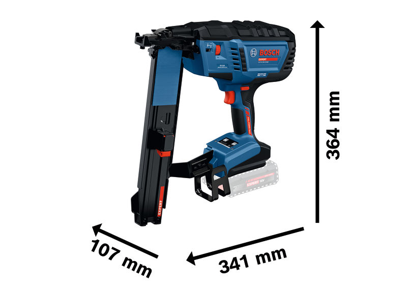 BOSCH EXPERT Akku-Holzklammerer EXTH18V-50M, XL-BOXX