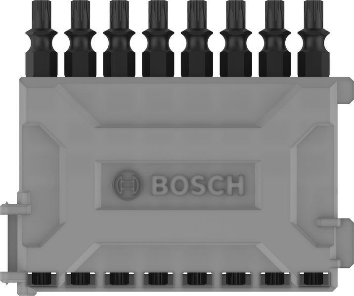 BOSCH PRO Impact Schrauberbit mit Doppelklingen und Pick and Click, T25, 65 mm, 8-tlg. BOSCH PRO Impact Schrauberbit mit Doppelklingen und Pick and Click, T25, 65 mm, 8-tlg.