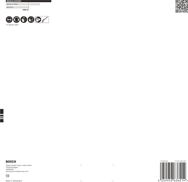 BOSCH EXPERT C470 Schleifblatt, 225mm, K40, 19 Löcher, 5-tlg.