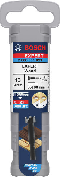 BOSCH EXPERT Wood Forstnerbohrer, 10 mm