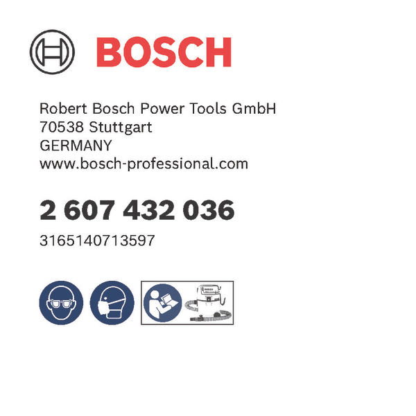 BOSCH Papierfilterbeutel für GAS 55 M AFC Professional