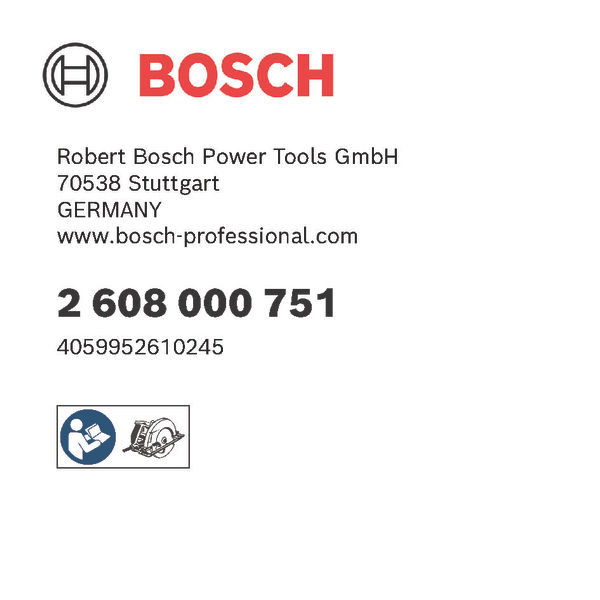 BOSCH Parallelanschlag GKS 18V-70L
