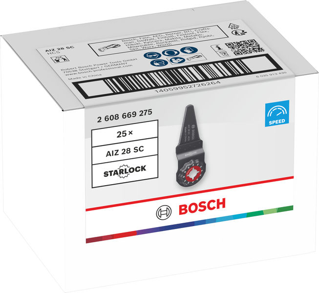 BOSCH AIZ 28 SC Kunststoff Schneider, Starlock, 28 x 40 mm, TU25