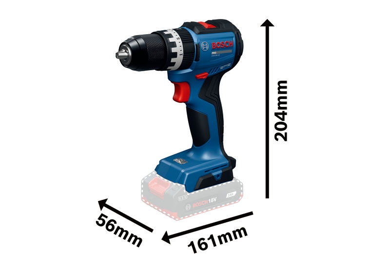 BOSCH Akku-Schlagbohrschrauber GSB18V-52