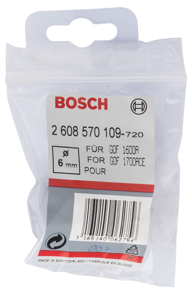 BOSCH Spannzange, 6 mm, 27 mm