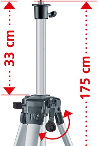 LASERLINER Rotationslaser Duraplane G360 Set 175cm