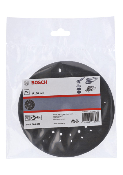 BOSCH Schleiftellerschoner, 150 mm für Exzenterschleifer, 2er-Pack BOSCH Schleiftellerschoner, 150 mm für Exzenterschleifer, 2er-Pack