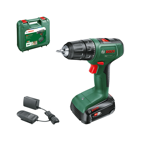 BOSCH Akku-Bohrschrauber EasyDrill 18V-40, 1 x Akku PBA 18V 2.0Ah