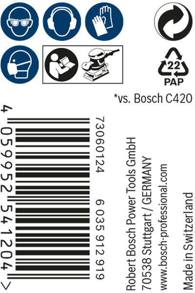 BOSCH EXPERT M480 Schleifnetzrolle, 93x5000mm, K24 BOSCH EXPERT M480 Schleifnetzrolle, 93x5000mm, K24